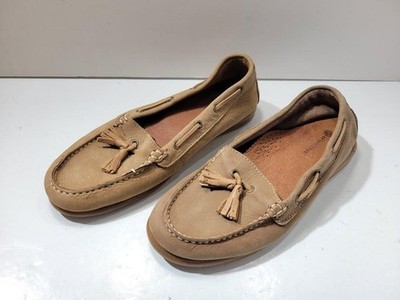 Corkies Shoes Womens Size 8 Tan Tassel Loafer Moccasin Slip On Driving Comfort