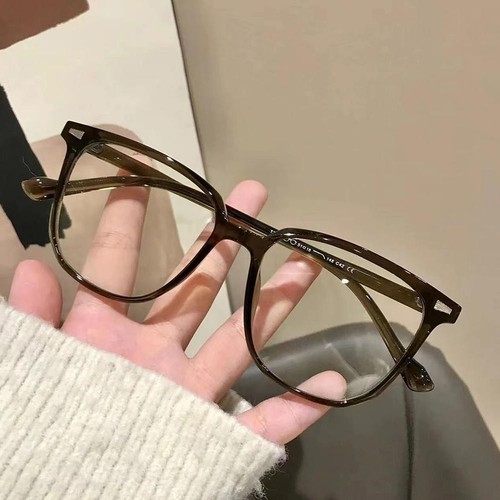 Square Myopia Glasses Anti BlueLight Fashion Frame Nearsighted Eyewear Glas GXS - Picture 17 of 42