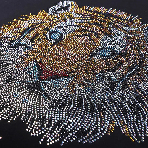 New Arrrivel Tiger Tshirt Lady Luxury Design of Diamonds Cotton T shirt Women's - Picture 15 of 44