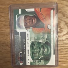 Fleer 2001 Game Time Next Game Santana Moss New York Jets #117 Serial Numbered