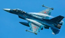 Mitsubishi F2 F-2-B Fighter Desktop Wood Airplane New Replica Model Large 1/48