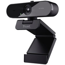 Trust TW-200 ECO Full HD-Webcam 1920 x 1080 Pixel Standfuß, Klemm-Halterung