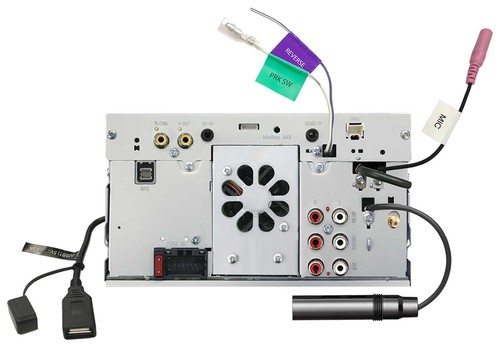 Kenwood DAB USB Bluetooth 2DIN MP3 Autoradio für Iveco Daily 2006-2014 silber - Bild 7 von 10