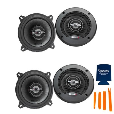 MB Quart - 2-Pairs of Premium PK1-113 5.25'' Coaxial Speakers