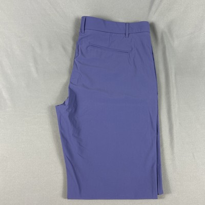 Greyson Montauk Golf Pants Trousers 36 x 32 Purple Polyamide NWOT MSRP $158