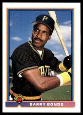 Barry Bonds 1991 Bowman #513 Pirates MLB READ FREE SHIPPING AutographDen