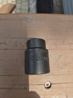 NEW !MAC Tools Socket VP6 22MM 1/2'' drive 6pt shallow impact socket usa