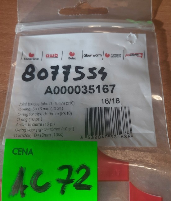 Saunier duval A000035167 Gasket