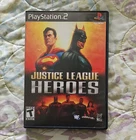 Warner Bros. Justice League Heroes Action PS2 Manual Included T NTSC-U/C 2006