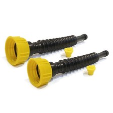 Pack of 2 Universal Fuel Canister Nozzle Kits with Filters Plugs for Gas Can