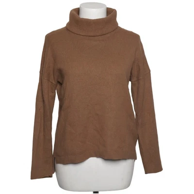 Massimo Dutti, pull à col roulé, taille : XS, marron, cachemire/viscose #9A8 - Photo 1/4