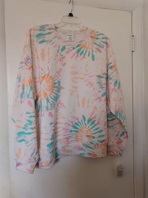Dreamsicle, Womans, Sweatshirt, Tie Dye, Size XL
