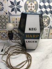 Rare Vintage Harp Lager Keg Light  Spider Leg Base Collectable