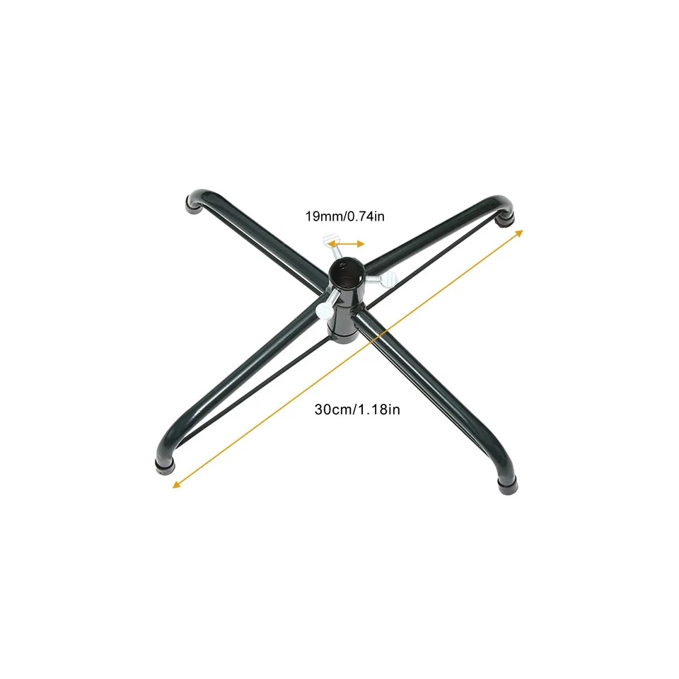 Sturdy Metal Base Bracket for Christmas Tree Foldable Legs for Storage - Image 2 of 4