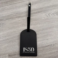 American Express 1850 AMEX Platinum Member Luggage Bag Name Tag PU Leather