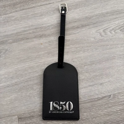 American Express 1850 AMEX Platinum Member Luggage Bag Name Tag PU Leather