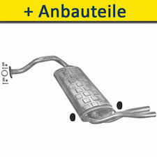 Endtopf Auspuff+ für HONDA CIVIC CRX 1.6 124/130PS 1987-1991