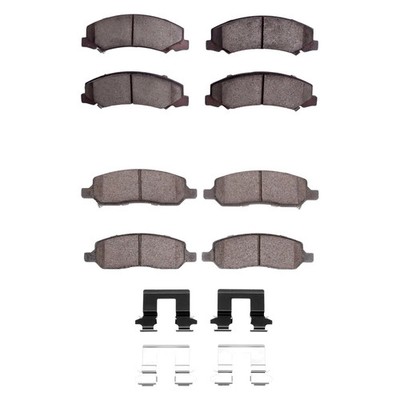 For Cadillac DTS 06-11 R1 Concepts Optimum OEp Front & Rear Brake Pad Set