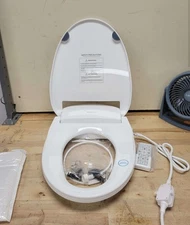 Bidet Toilet Seat Elongated Unlimited Warm Water Heated Toilet Seat