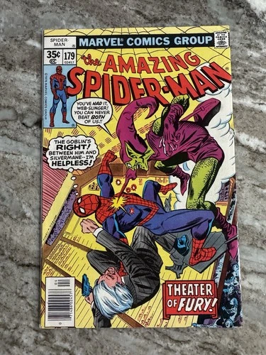Amazing Spider-Man #179 Green Goblin & Silvermane App. 1978 FN 🔥🕷️
