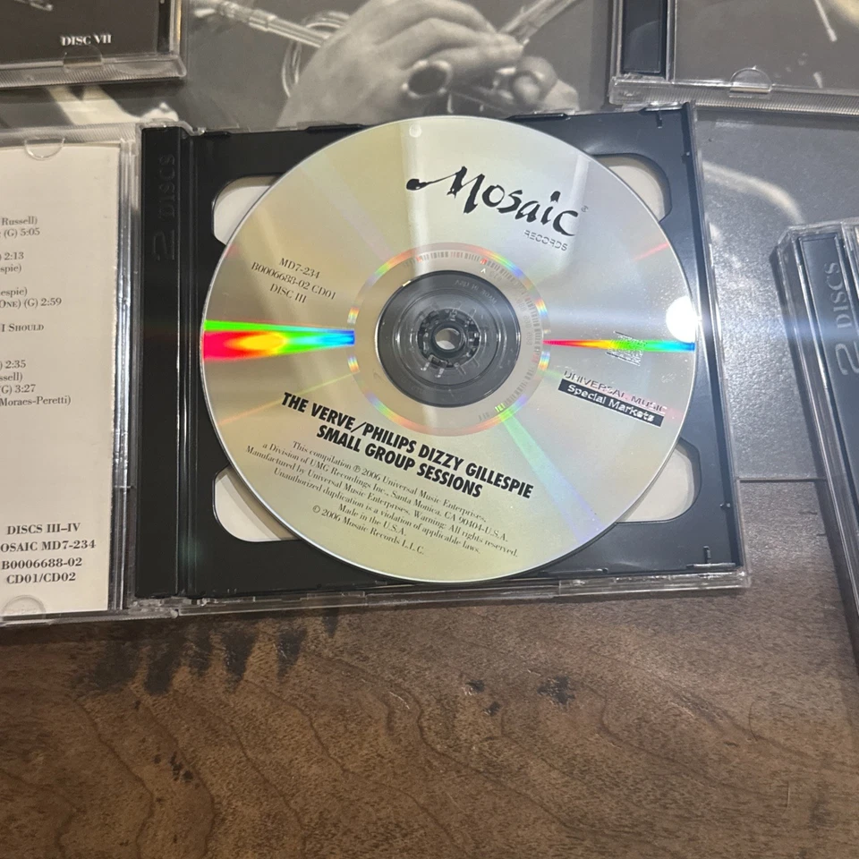 The Verve/Philips Dizzy Gillespie Small Group Sessions Box CDs Mosaic MD7-234 Foto 3 de 4
