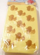 Playful Multicolor Duck Ice Cube Tray - Silicone & Dishwasher Safe, 18x10cm