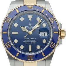 Rolex ROLEX Submariner Date Watch Blue 126613LB K18YG/Stainless Steel mensWatch bl...
