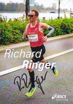 Richard RINGER - Deutschland, Gold EM 2022 Leichtathletik, Original-Autogramm!