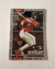2026 Topps Series 1 DREW GILBERT RC #155 SILVER CRACKLE PATTERNED FOILBOARD