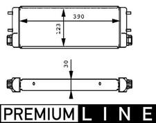 Ölkühler Motoröl BEHR *** PREMIUM LINE *** MAHLE CLC 169 001P für MERCEDES W463