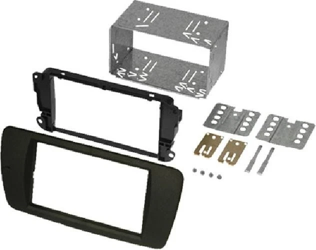 Kit Facade Autoradio KA255F compatible avec Seat Ibiza 08-15 noir nit 2Din - Photo 1/1