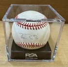 Barry Bonds Signed Baseball Autograph PSA Authentication Ball Has Minor Fading