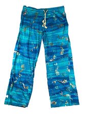 Disney Little Mermaid Ariel Pajama Lounge Pants Women's Small pockets EUC