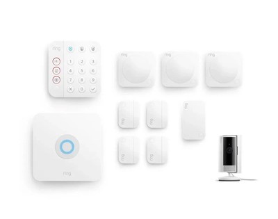 Ring 11-teiliges Alarm-Set inkl. Innenkamera 2. Gen Pack-L Sicherheitssystem..  