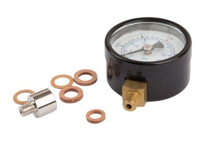 Neues Wilesco Manometer mit Anschluss, M6, 30 mm für D18, D20, D22 usw.