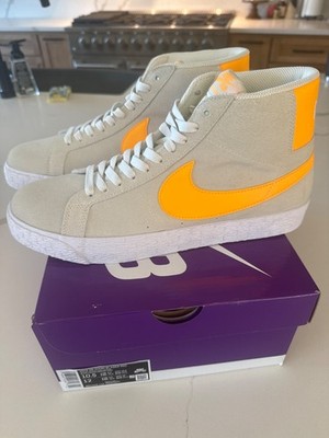 Nike SB Zoom Blazer Mid Summit White/LASER ORANGE SIZE 10.5 NEW