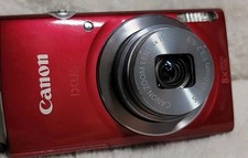 Excellent Canon IXY 160 IXUS 165 PowerShot ELPH 165 Digital Camera red No Chargr