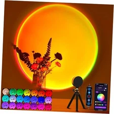 Sunset Lamp Projector Changing LED Projection Lamp,Switch Button and Multicolor