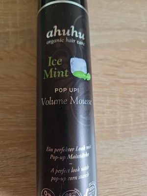 ahuhu organic hair care Ice Mint - Volume Mousse 300ml - neu - unbenutzt