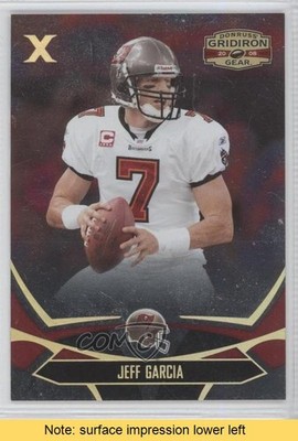 2008 Donruss Gridiron Gear Gold X's 15/100 Jeff Garcia #92 READ 1d9
