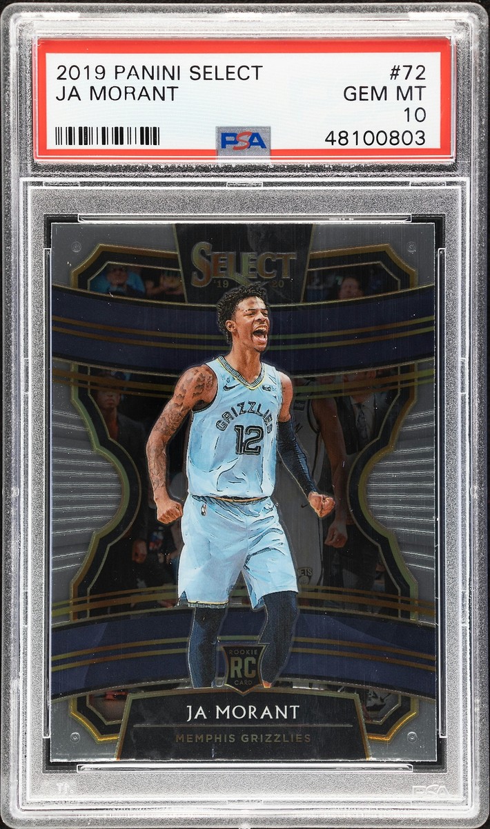 2019 Panini Select Ja Morant Concourse #72 PSA 10 Rookie RC