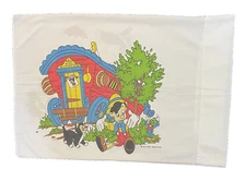 Vintage Standard Disney Pinocchio Standard Pillowcase Wamsutta Superlin