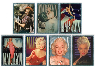 1993 MARILYN MONROE SPORTS TIME CARD COMPANY LOT OF (22) SINGLES