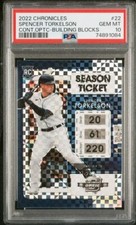 2022 Chronicles Contenders Optic #22 Spencer Torkelson RC PSA 10 Building Blocks