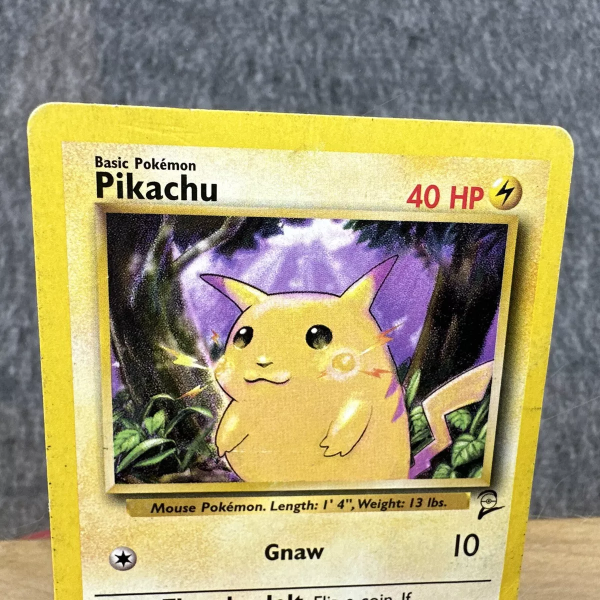 Pikachu Common Pokemon Card Original Base-2 Set Series 87/130