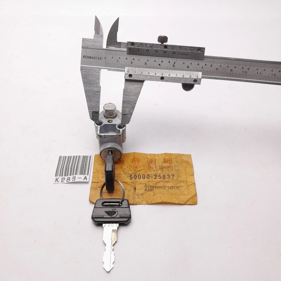 Bloqueo de dirección MayFit Suzuki A100 70 50 GP GT 100 125 RV TS100 TS90 TC90 T125 NOS Foto 2 de 4