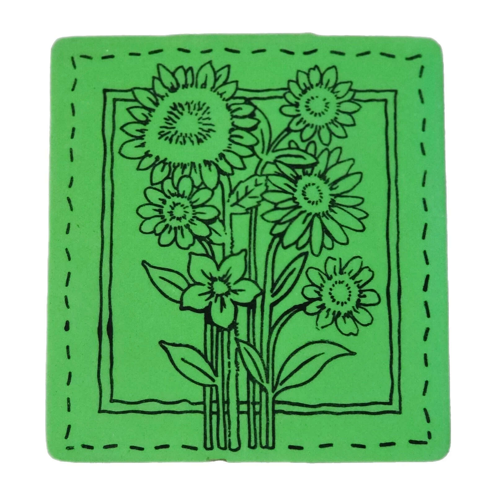 Flores y plantas de espuma Sellos artesanales