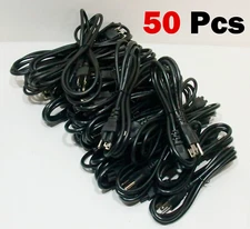 Lot of 50 Branded Power Cord Mickey Mouse For Laptop Dell HP AC Charger GRADE A