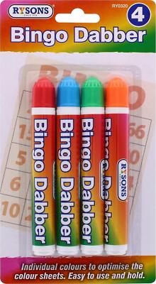 BINGOTUPFER 4 STÜCK | Bingo Marker 4 Farben