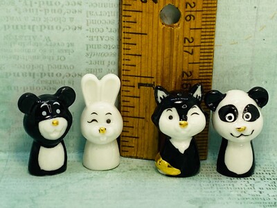 Cartoon Animals Dollhouse Nursery Toys French Feves Tiny Zoo Miniatures